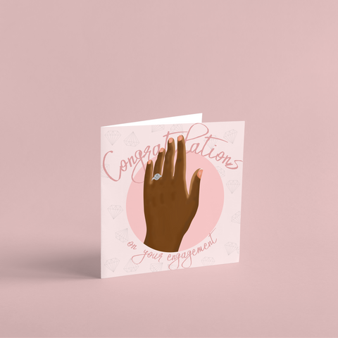Engagement Congratulations Card - Avila.Diana
